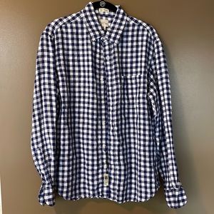 J. Crew slim untucked linen button down